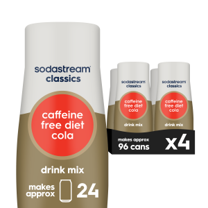 Sodastream Classics Caffeine Free Diet Cola Drink Mix 4 Pack 440ml