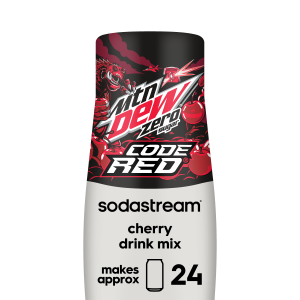 Sodastream MTN DEW? Code Red Zero Sugar Cherry Drink Mix 440ml