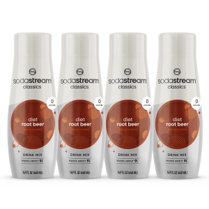 Sodastream Classics Diet Root Beer Drink Mix 4 Pack 440ml
