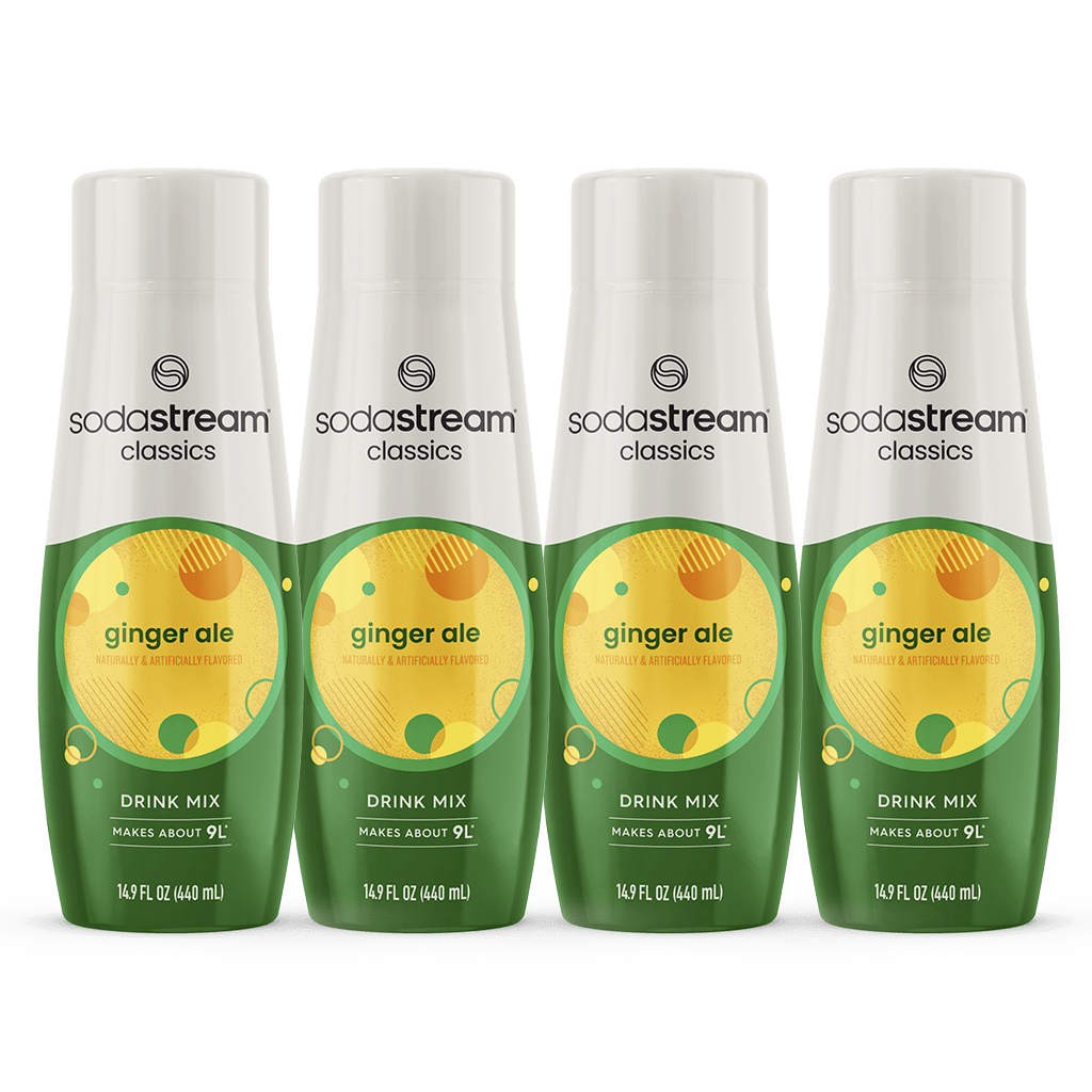 Sodastream Classics Ginger Ale Drink Mix 4 Pack 440ml