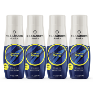 Sodastream Classics Xtreme Energy Drink Mix 4 Pack 440ml
