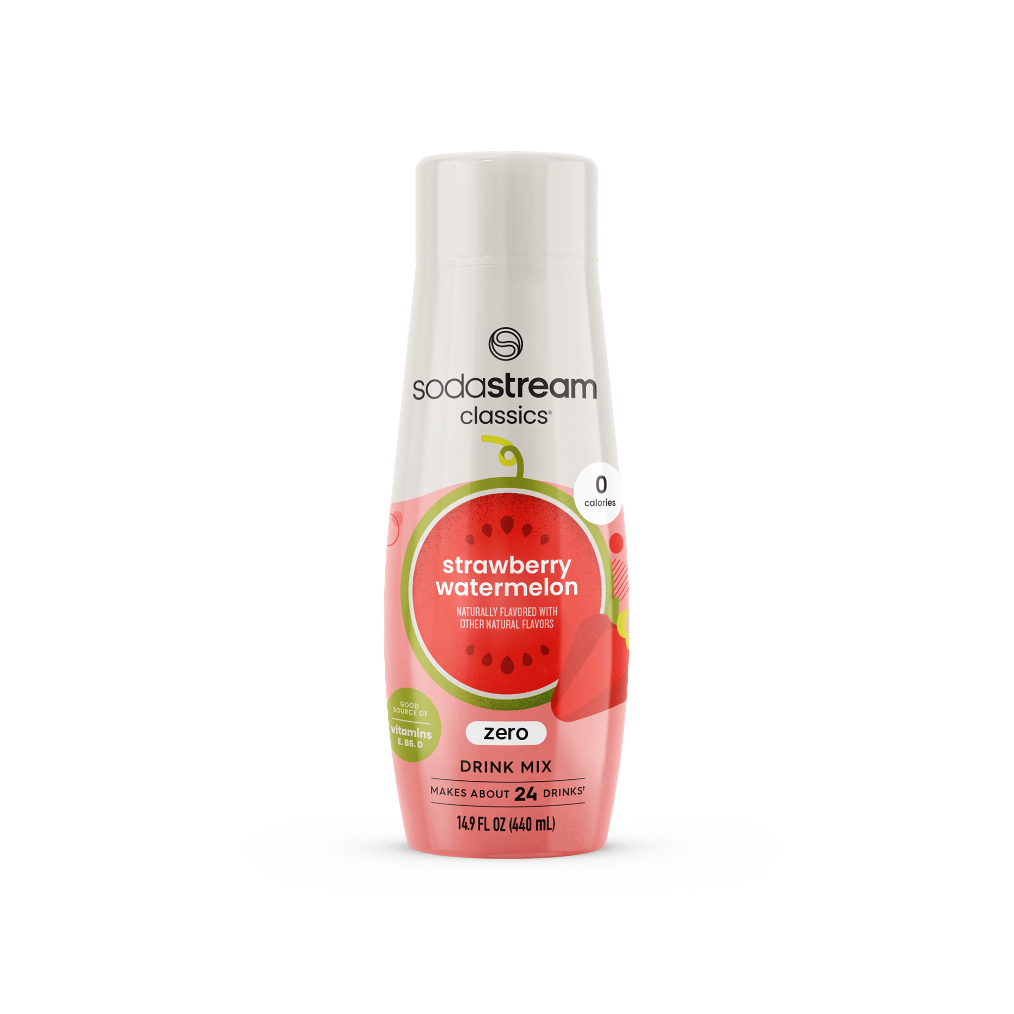 Sodastream Classics Strawberry & Watermelon Zero Sugar Drink Mix 440ml