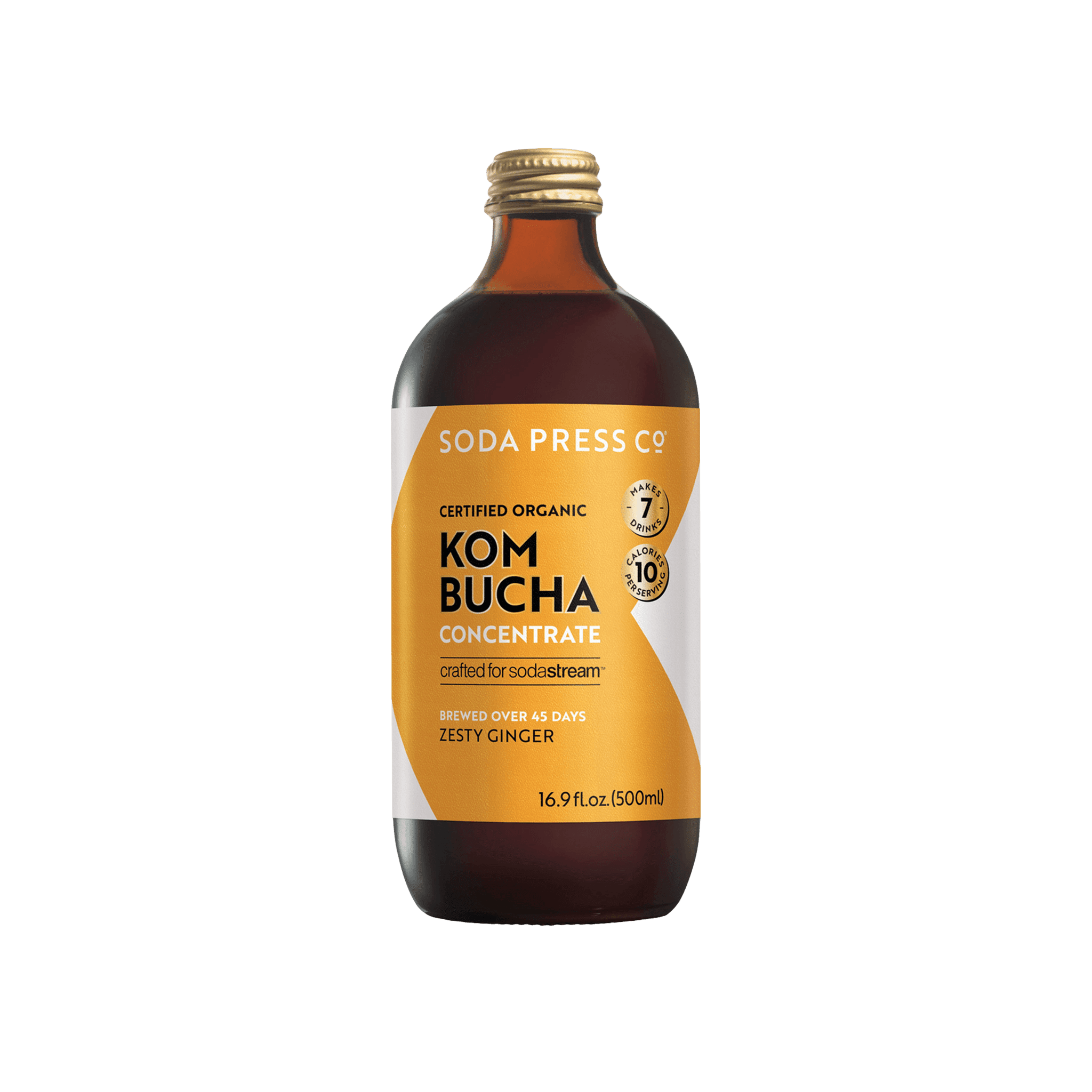Sodastream Soda Press Co? Ginger Kombucha Organic Soda Mix 500ml
