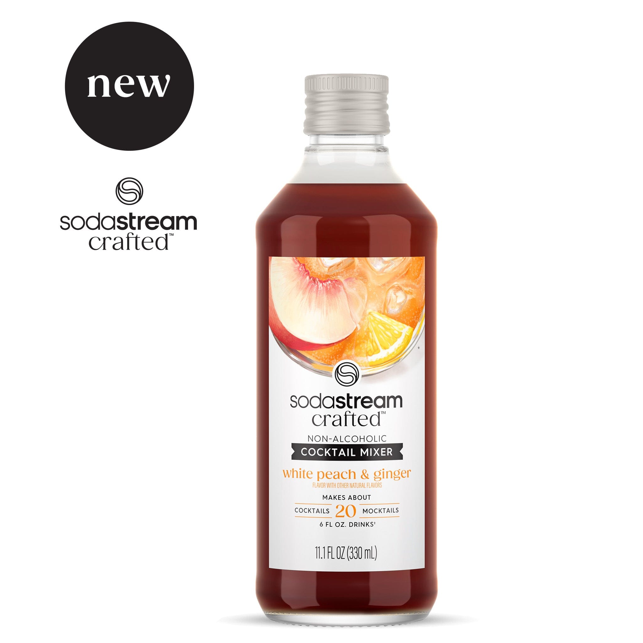 SodaStream & Crafted Mixers & White Peach & Ginger Drink Mix - Image 2
